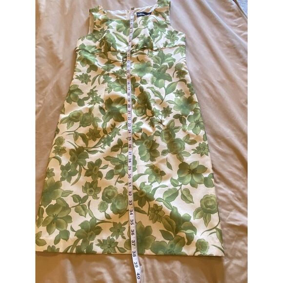 Sag Harbor floral dress Size 8 Empire Silhouette Square Neck - Picture 3 of 8